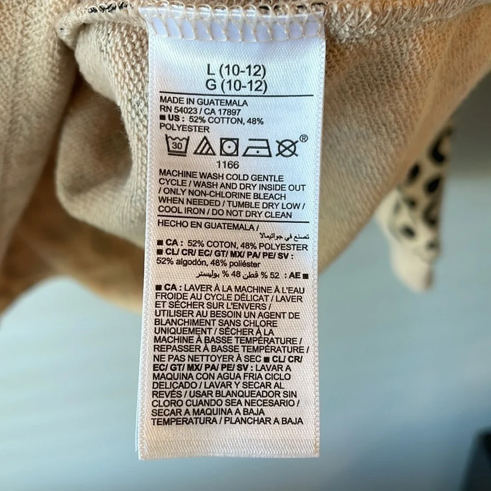 NWT Old Navy Girls Cheetah‎ Sweater